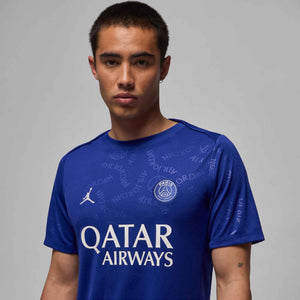 NIKE PSG 24-25 PRE-MATCH SS JERSEY DEEP ROYAL BLUE