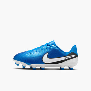 NIKE JR TIEMPO LEGEND 10 ACADEMY FG SIGNAL BLUE/WHITE