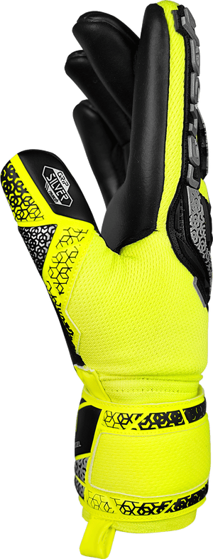 REUSCH JR ATTRAKT FREEGEL SILVER SAFE YELLOW/BLACK