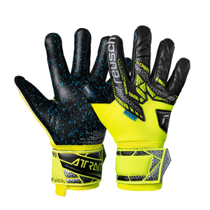 REUSCH JR ATTRAKT FUSION GUARDIAN SAFE YELLOW/BLACK