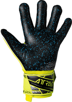 REUSCH JR ATTRAKT FUSION GUARDIAN SAFE YELLOW/BLACK