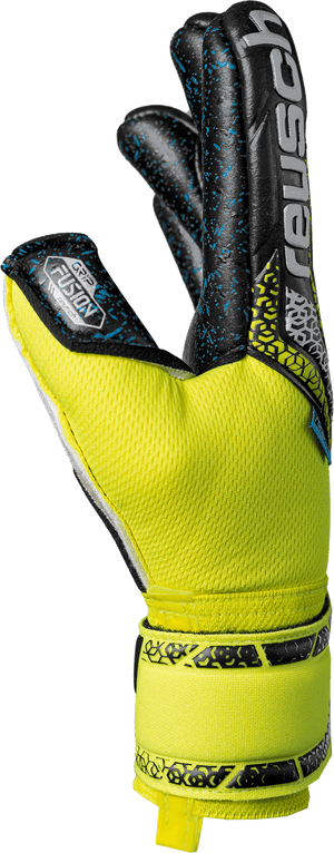 REUSCH JR ATTRAKT FUSION GUARDIAN SAFE YELLOW/BLACK