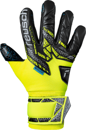 REUSCH JR ATTRAKT FUSION GUARDIAN SAFE YELLOW/BLACK