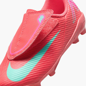 NIKE JR VAPOR 16 CLUB MG EMBER GLOW/AURORA GREEN