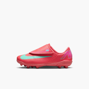 NIKE JR VAPOR 16 CLUB MG EMBER GLOW/AURORA GREEN