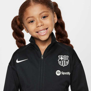 NIKE JR BARCELONA 24-25 STRIKE LB TRACK SUIT BLACK/NOBLE RED