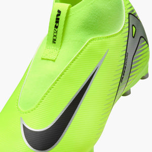 NIKE JR ZM SUPERFLY 10 ACADEMY FG VOLT/BLACK