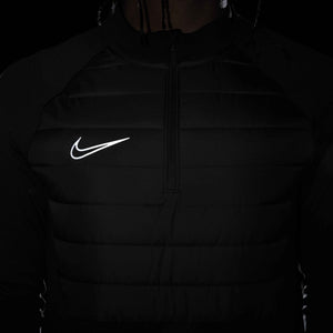 NIKE ACADEMY23 DRILL TOP WINTER WARRIOR DEEP BLACK/VOLT