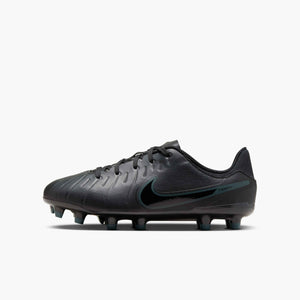 NIKE JR TIEMPO LEGEND 10 ACADEMY FG BLACK/DEEP JUNGLE