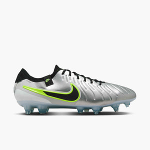 NIKE TIEMPO LEGEND 10 ELITE SG METALLIC SILVER/BLACK/VOLT