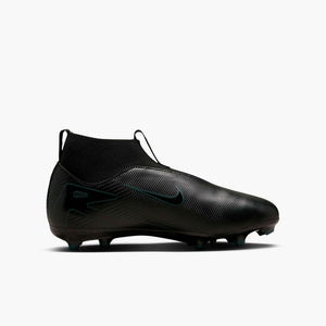 NIKE JR ZM SUPERFLY 10 ACADEMY FG BLACK/DEEP JUNGLE