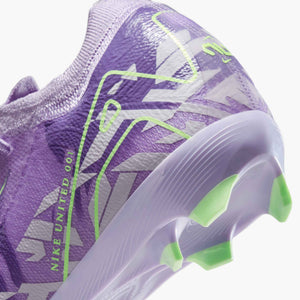 NIKE JR ZM VAPOR 16 PRO FG UNITED PURPLE AGATE/BARELY VOLT