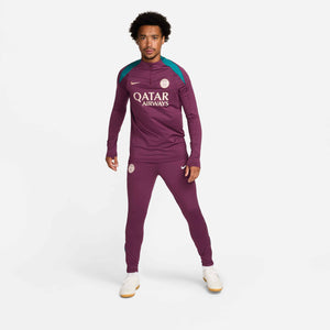 NIKE PSG 24-25 STRIKE DRILL TOP BORDEAUX/GEODE TEAL