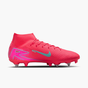 NIKE ZM SUPERFLY 10 ACADEMY SG EMBER GLOW/AURORA GREEN