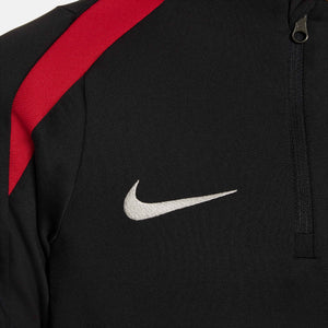 NIKE JR LIVERPOOL 24-25 STRIKE DRILL TOP BLACK/GYM RED