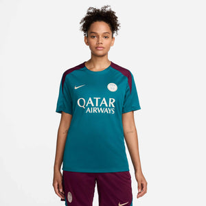 NIKE PSG 24-25 STRIKE SS TOP GEODE TEAL