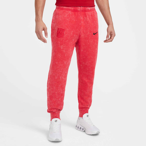 NIKE LIVERPOOL 24-25 CLUB FLEECE PANT UNIVERSITY RED/WHITE