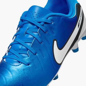 NIKE JR TIEMPO LEGEND 10 ACADEMY FG SIGNAL BLUE/WHITE