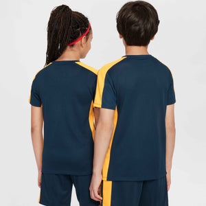 NIKE JR MBAPPE DRI-FIT TOP SS ARMORY NAVY/LASER ORANGE