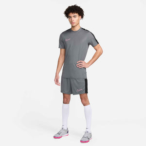 NIKE ACADEMY23 SS TOP IRON GREY/BLACK/SUNSET PULSE