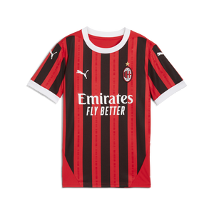 PUMA JR MILAN 24-25 HOME JERSEY FOR ALL TIME RED /BLACK