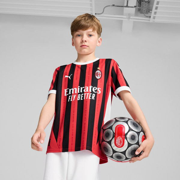 PUMA JR MILAN 24-25 HOME JERSEY FOR ALL TIME RED /BLACK