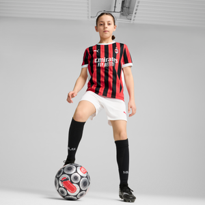 PUMA JR MILAN 24-25 HOME JERSEY FOR ALL TIME RED /BLACK