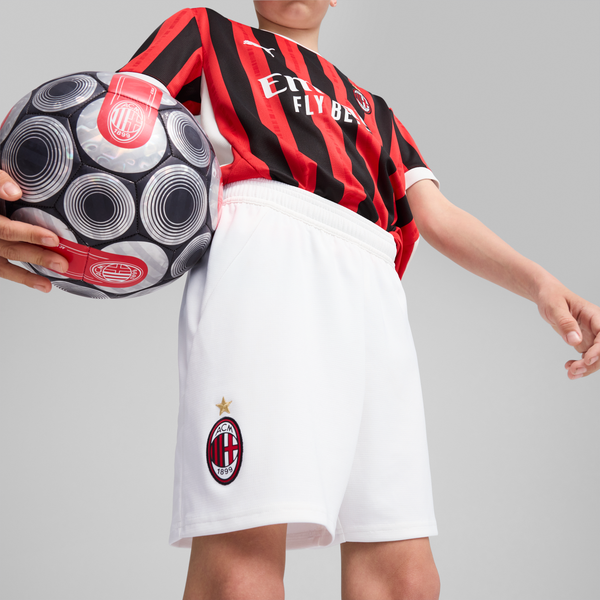 PUMA JR MILAN 24-25 HOME SHORT WHITE