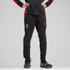 PUMA JR AC MILAN 24-25 PANT BLACK/RED