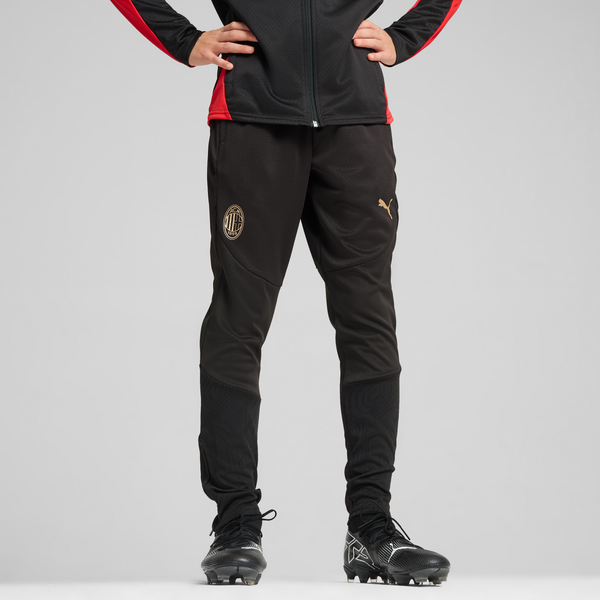 PUMA JR AC MILAN 24-25 PANT BLACK/RED