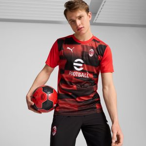 PUMA MILAN 24-25 PRE-MATCH SS JERSEY FOR ALL TIME RED/BLACK