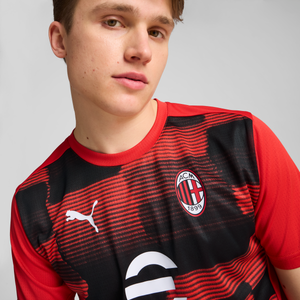 PUMA MILAN 24-25 PRE-MATCH SS JERSEY FOR ALL TIME RED/BLACK