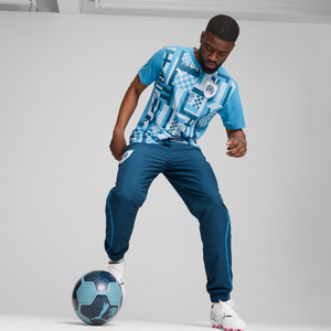 PUMA MARSEILLE 24-25 PRE-MATCH JERSEY BLUE AZUR/OCEAN TROPIC