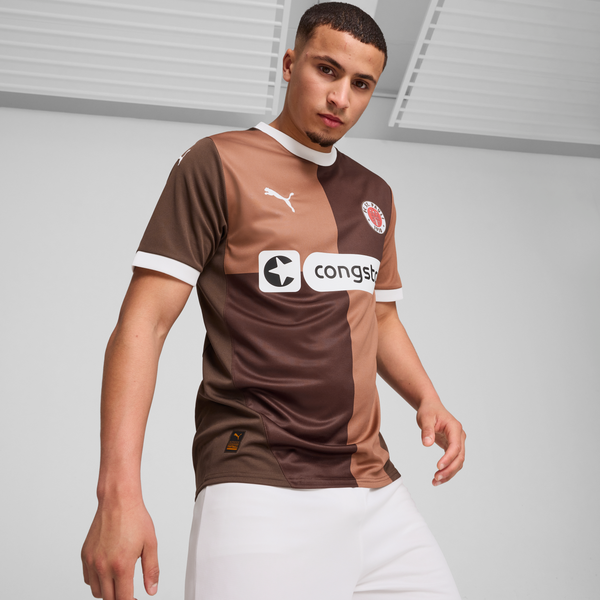 PUMA ST PAULI 24-25 HOME JERSEY EXPRESSO BROWN