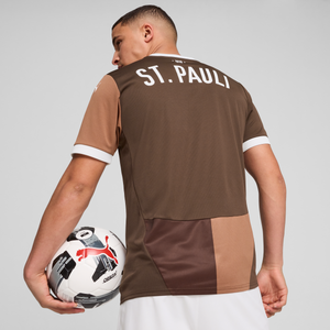 PUMA ST PAULI 24-25 HOME JERSEY EXPRESSO BROWN