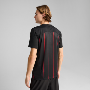 PUMA AC MILAN 24-25 PRE-MATCH SS JERSEY  BLACK/FOR ALL TIME RED