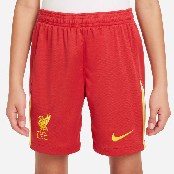 NIKE JR LIVERPOOL 24-25 HOME SHORT GYM RED/CHROME YELLOW