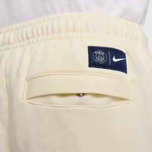 NIKE PSG 24-25 CLUB FLEECE PANT COCONUT MILK/NAVY