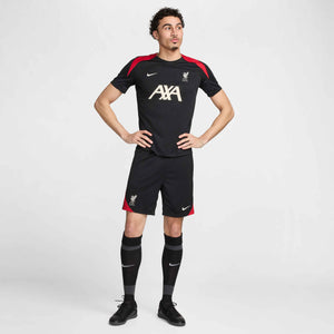 NIKE LIVERPOOL 24-25 STRIKE SS TOP BLACK/GYM RED