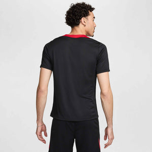 NIKE LIVERPOOL 24-25 STRIKE SS TOP BLACK/GYM RED