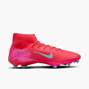 NIKE ZM SUPERFLY 10 ACADEMY FG EMBER GLOW/AURORA GREEN