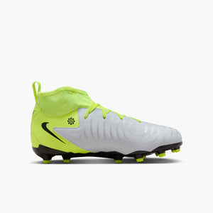 NIKE JR PHANTOM LUNA ll ACADEMY FG METALLIC SILVER/VOLT