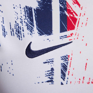 NIKE PSG 24-25 PRE-MATCH SS JERSEY WHITE/MIDNIGHT NAVY