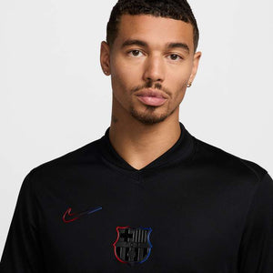 NIKE BARCELONA 24-25 AWAY JERSEY BLACK/UNIVERSITY RED