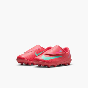 NIKE JR VAPOR 16 CLUB MG EMBER GLOW/AURORA GREEN