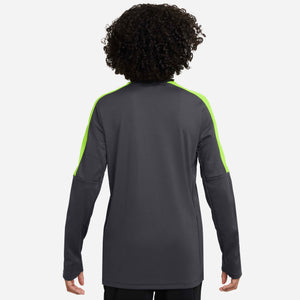 NIKE JR ACADEMY23 DRILL TOP ANTHRACITE/VOLT