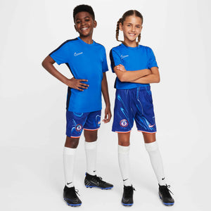 NIKE JR CHELSEA 24-25 HOME SHORT RUSH BLUE/TEAM ORANGE