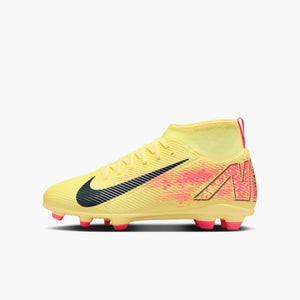 NIKE JR ZM SUPERFLY 10 CLUB FG MBAPPE LASER ORANGE