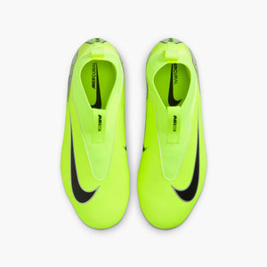 NIKE JR ZM SUPERFLY 10 ACADEMY FG VOLT/BLACK