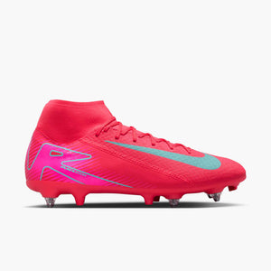 NIKE ZM SUPERFLY 10 ACADEMY SG EMBER GLOW/AURORA GREEN